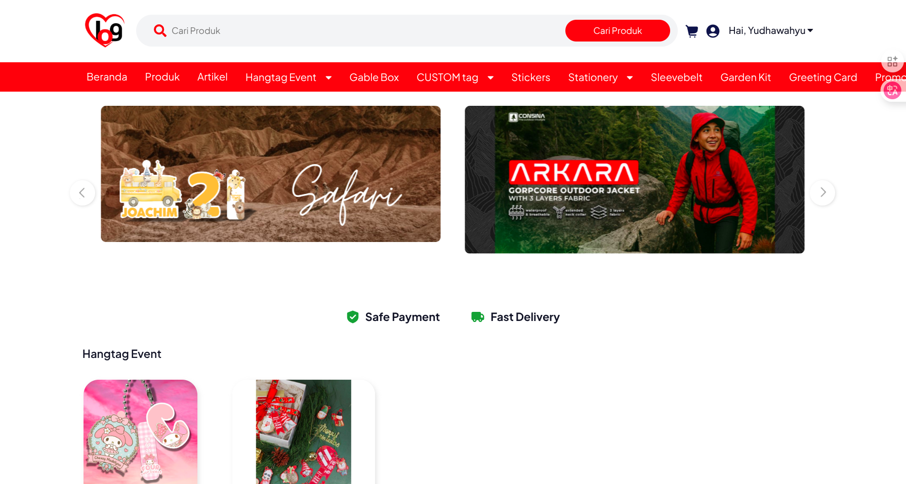 E-Commerce Platform for Love Our Gift